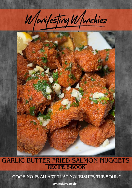 GARLIC BUTTER FRIED SALMON NUGGETS